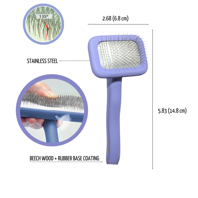 Brush wooden, rectangular shape - 3