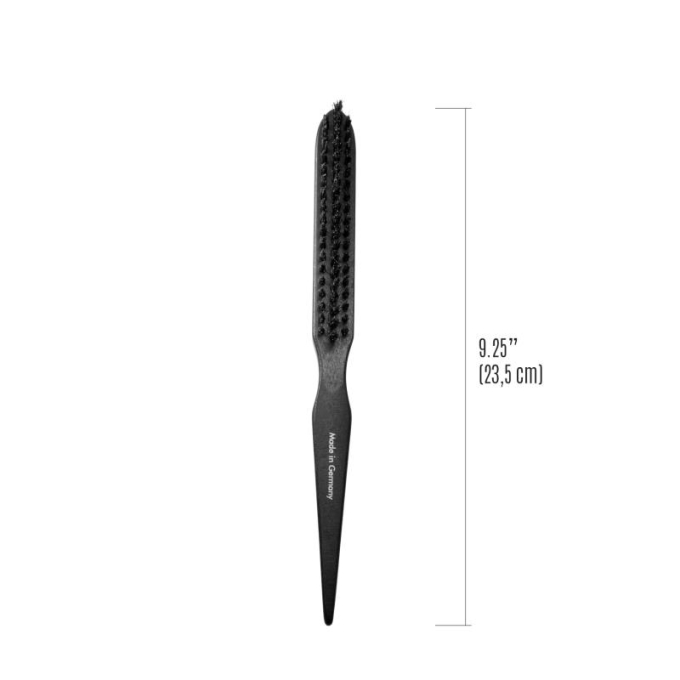 Brush, beech wood, natural boar bristles, black - 2