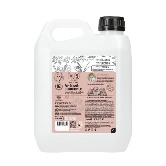 Pure Nature Fur Growth Conditioner, coat growth promoting spray conditioner for dogs and cats - 0