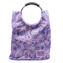 shopping bag, spacious, with metal handle, customized design