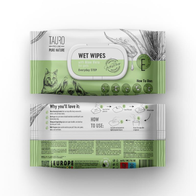 wet wipes for dogs and cats coat care - 1