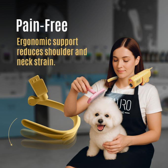 universal pet hair dryer with a flexible neck attachment system - 2 universal pet hair dryer with a flexible neck attachment system - 2