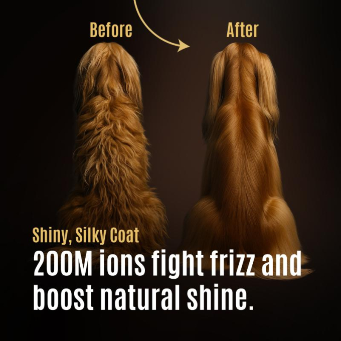 universal pet hair dryer with a flexible neck attachment system - 4 universal pet hair dryer with a flexible neck attachment system - 4