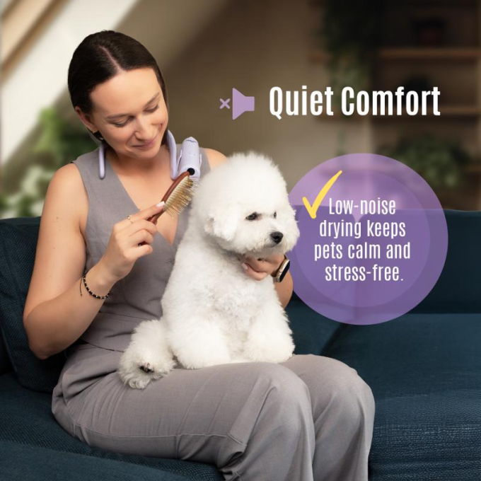 universal pet hair dryer with a flexible neck attachment system - 5 universal pet hair dryer with a flexible neck attachment system - 5