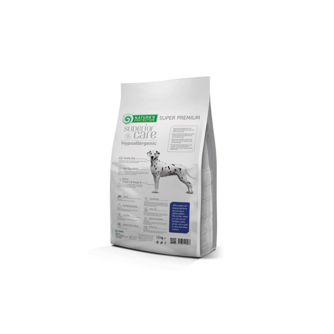 dry grain free pet food with salmon for adult sensitive dogs of all breeds - 1