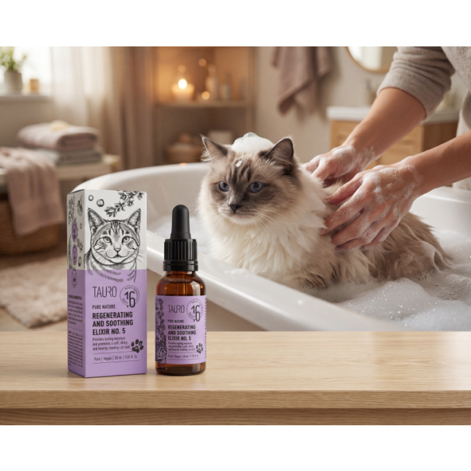 Pure Nature Regenerating &amp; Soothing Elixir No.5 for Cats, sensitive skin and coat repair - 2