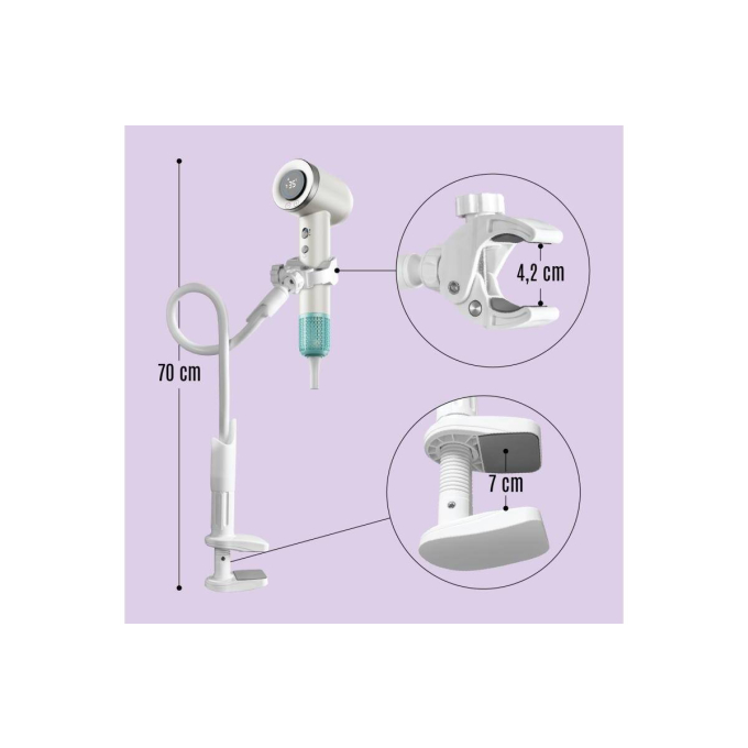 handheld pet coat dryer holder - 5