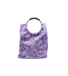 shopping bag, spacious, with metal handle, customized design